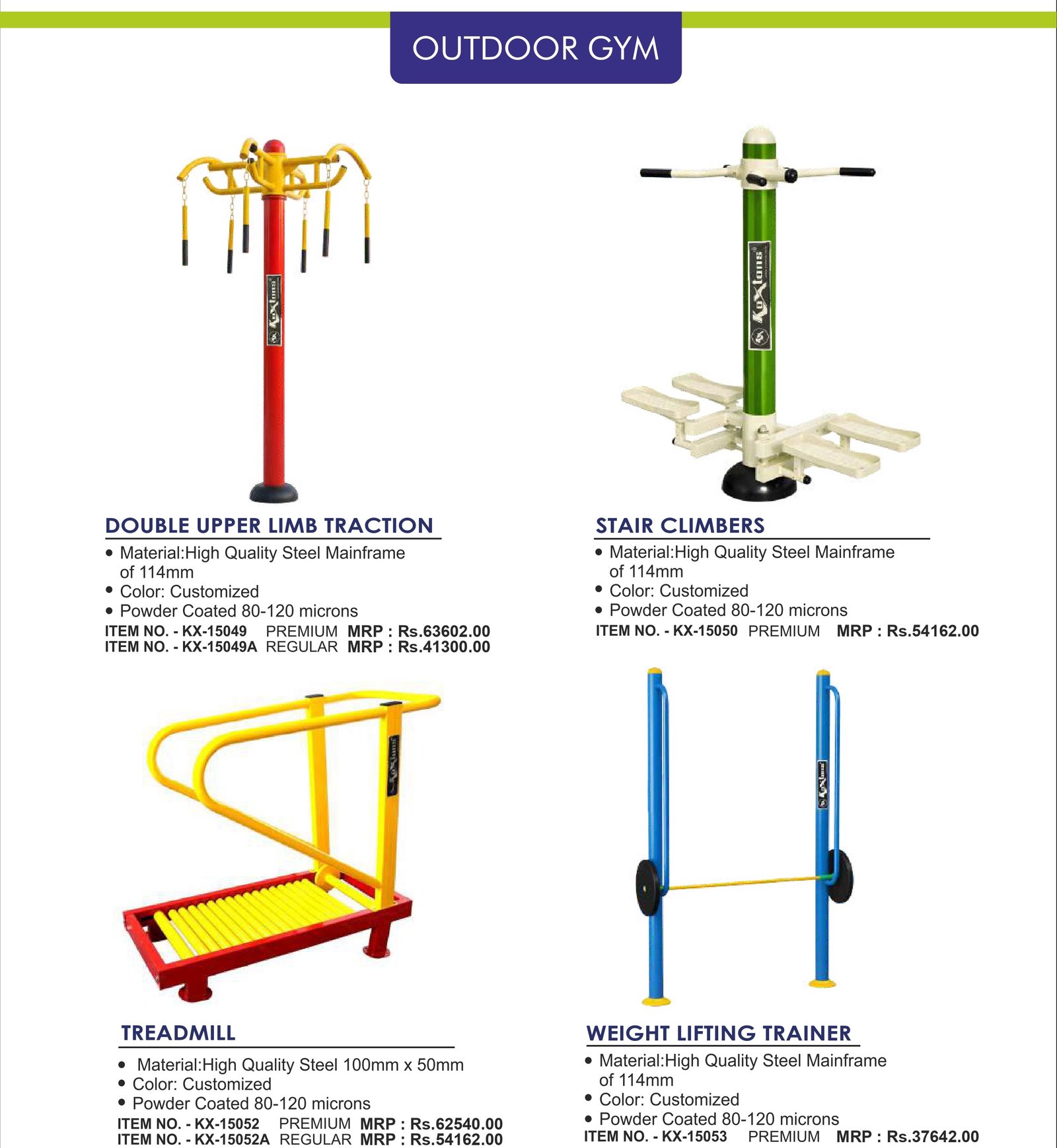 Outdoor Gym Catalogue Page 209